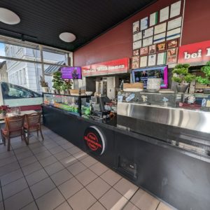 Zeigt die Pizzeria Raman in Amberg von Innen