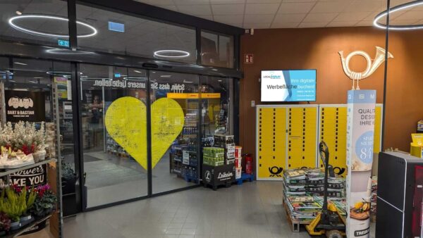 Zeigt das Werbedisplay im Edeka Schwarzenfeld